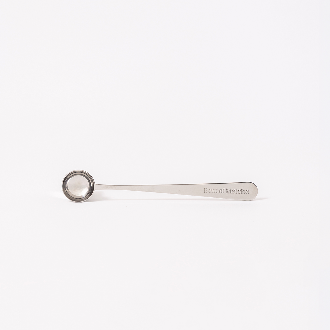 Best at Matcha silver perfect scoop — precision matcha measuring spoon in polished silver